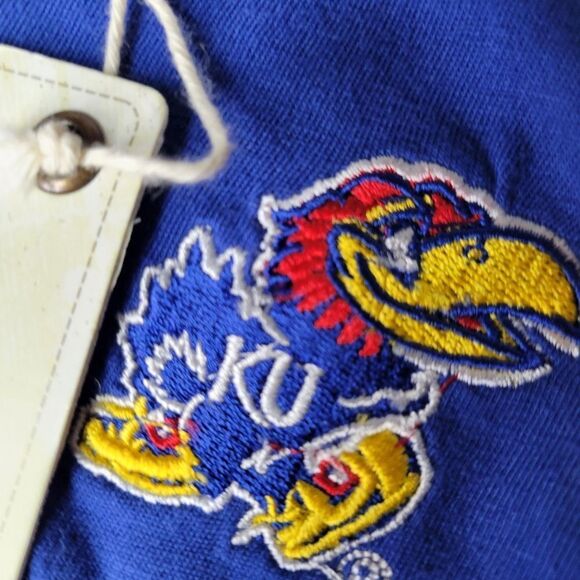 NEW KU KANSAS JAYHAWKS LONG SLEEVE EMBROIDERED TOP M MEDIUM NWT - Picture 5 of 9